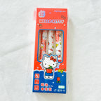 A pack of three Hello Kitty mechanical pencils in their original retail packaging