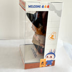 A Labubu Wacky Mart Series plush doll inside its original retail packaging.  