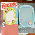 A light blue plastic doll display bag of The Monster Hair Salon Series