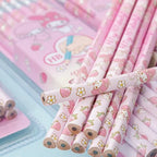 My Melody Kawaii HB Pencils 12-Pack | Sanrio Wooden Pencil Set