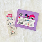 The back of veiw of My Little Pony-themed stationery, show the products' information from the back of the packages. 